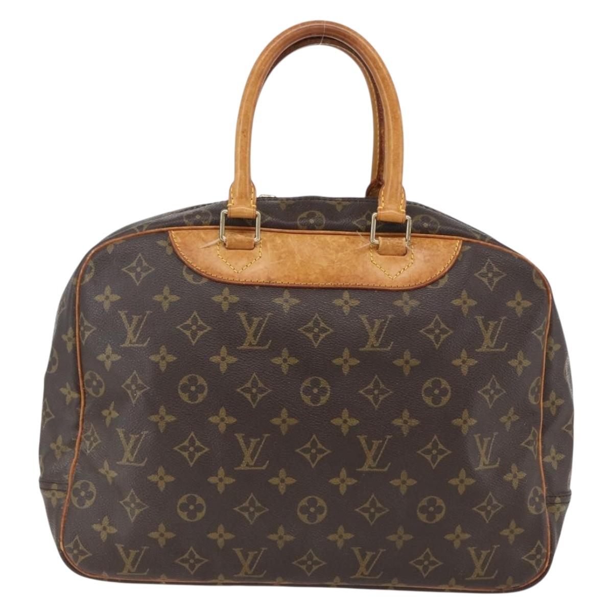 LOUIS VUITTON Monogram Deauville Hand Bag M47270 LV Auth 169356