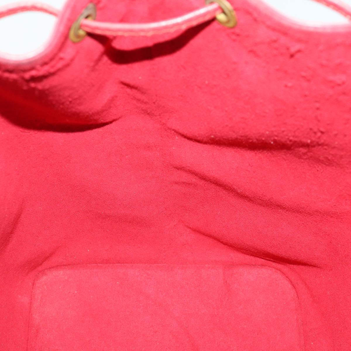 LOUIS VUITTON Epi Noe Shoulder Bag Red M44007 LV Auth 169357
