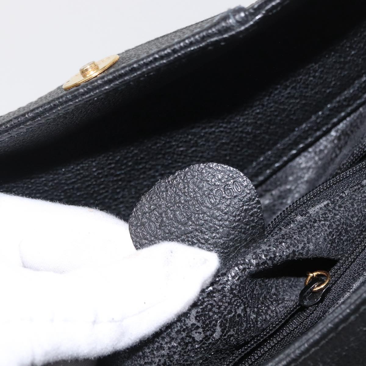 GUCCI Bamboo Hand Bag Suede Black Gold 002 1186 0260 Auth 169382