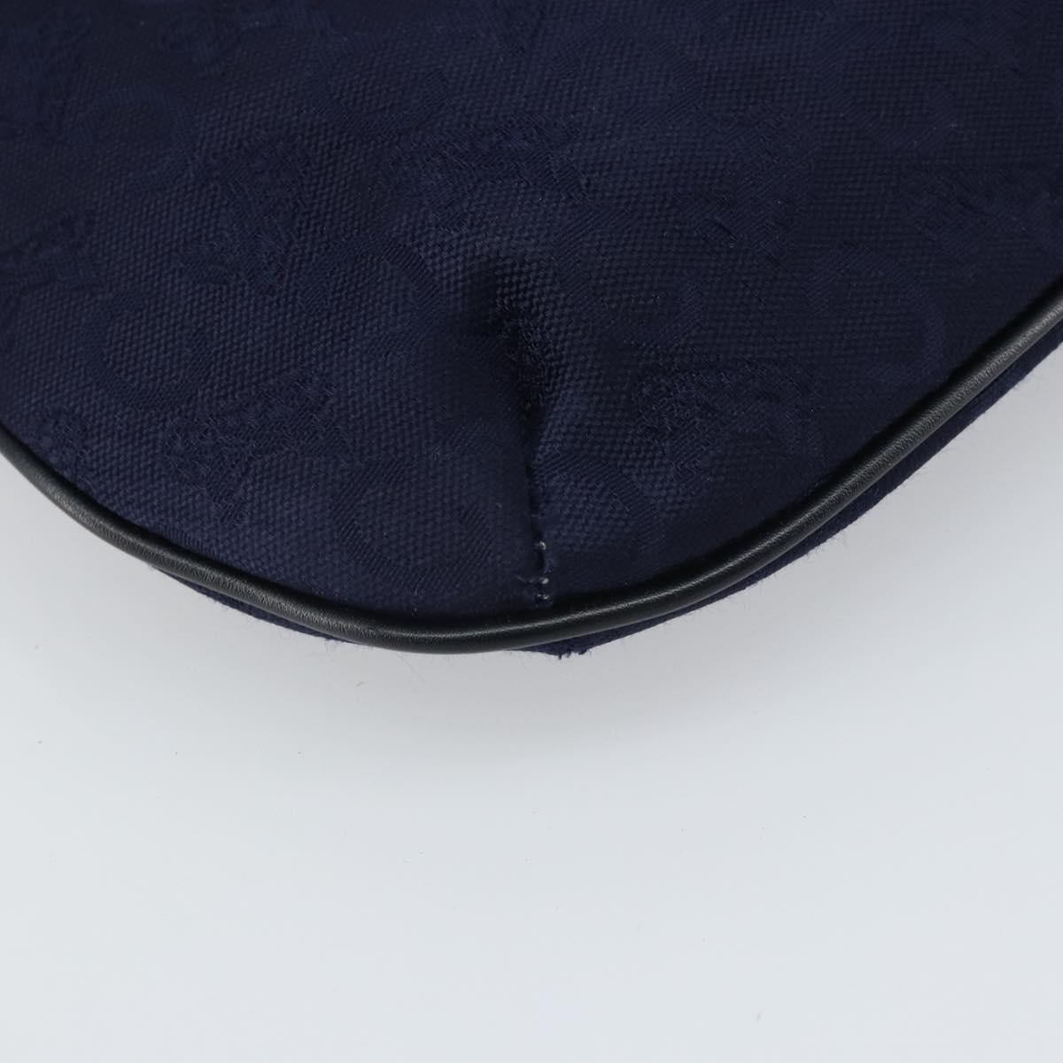 CELINE C Sulky Hand Bag Canvas Navy Auth 169427
