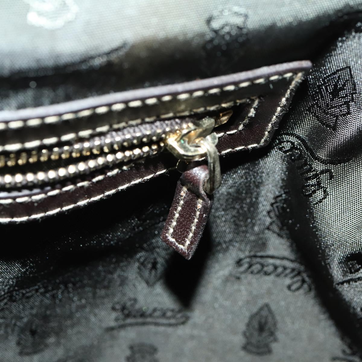 GUCCI GG Crystal Tote Bag Coated Canvas Beige Gold 197022 Auth 169450