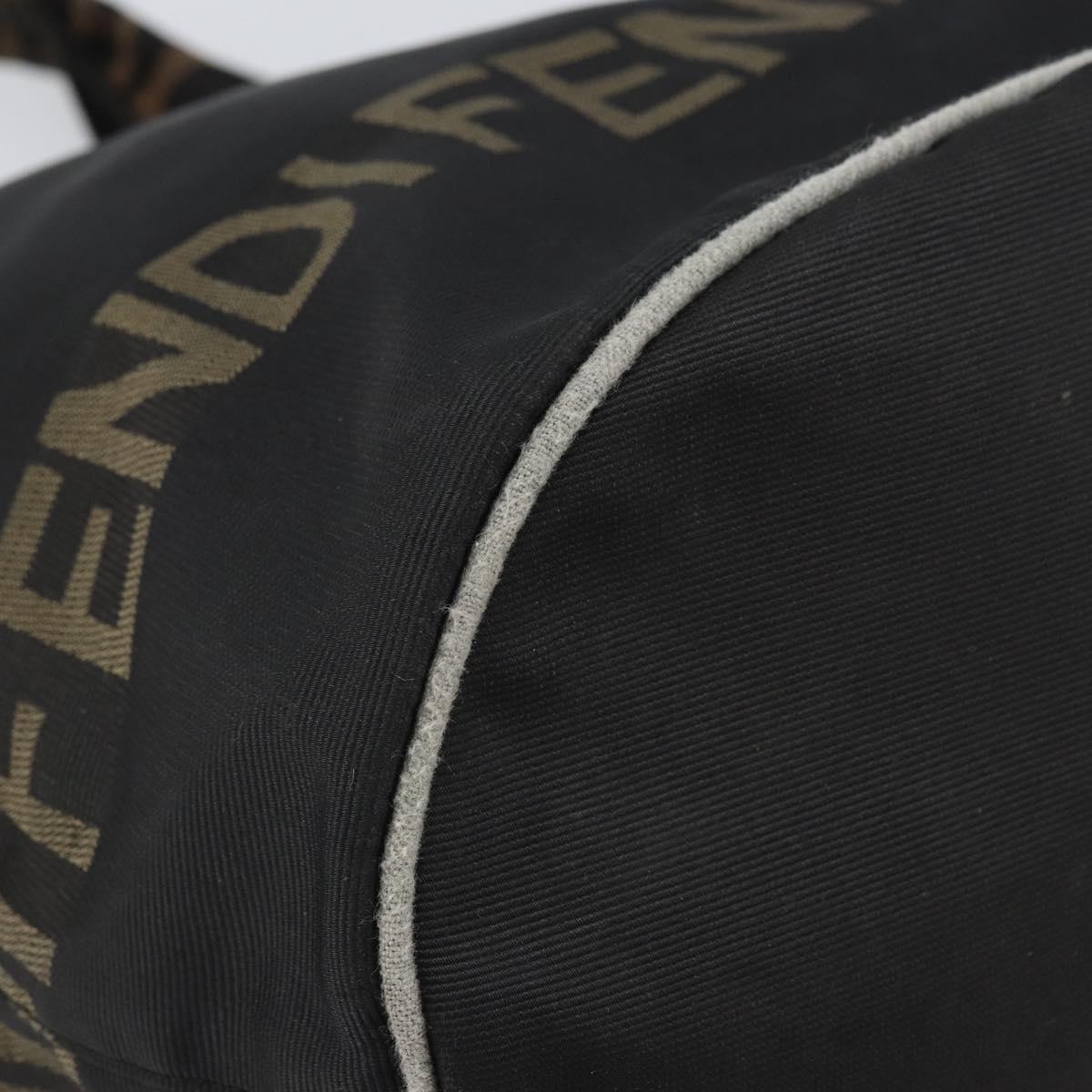 FENDI Tote Bag Black Auth 169475