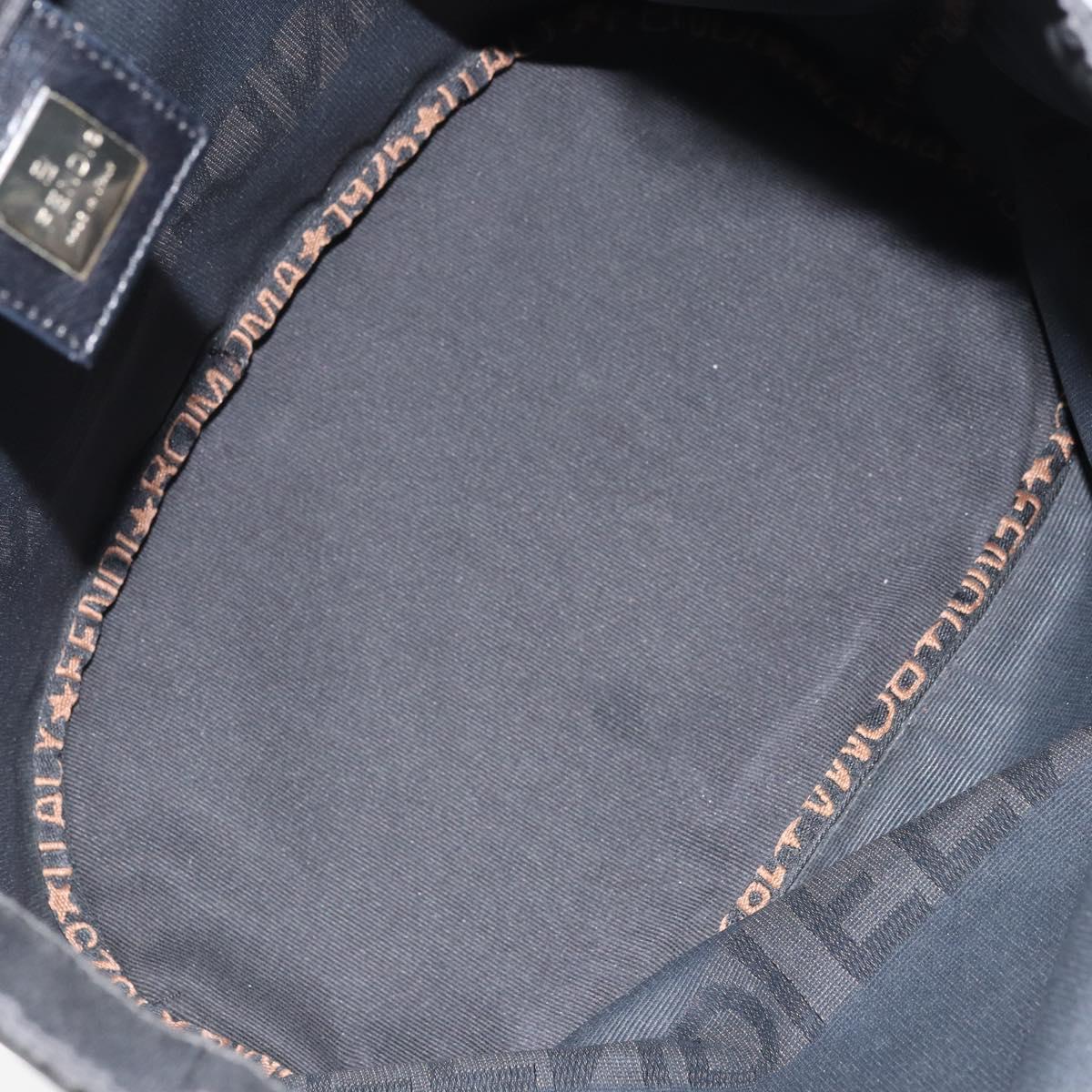 FENDI Tote Bag Black Auth 169475
