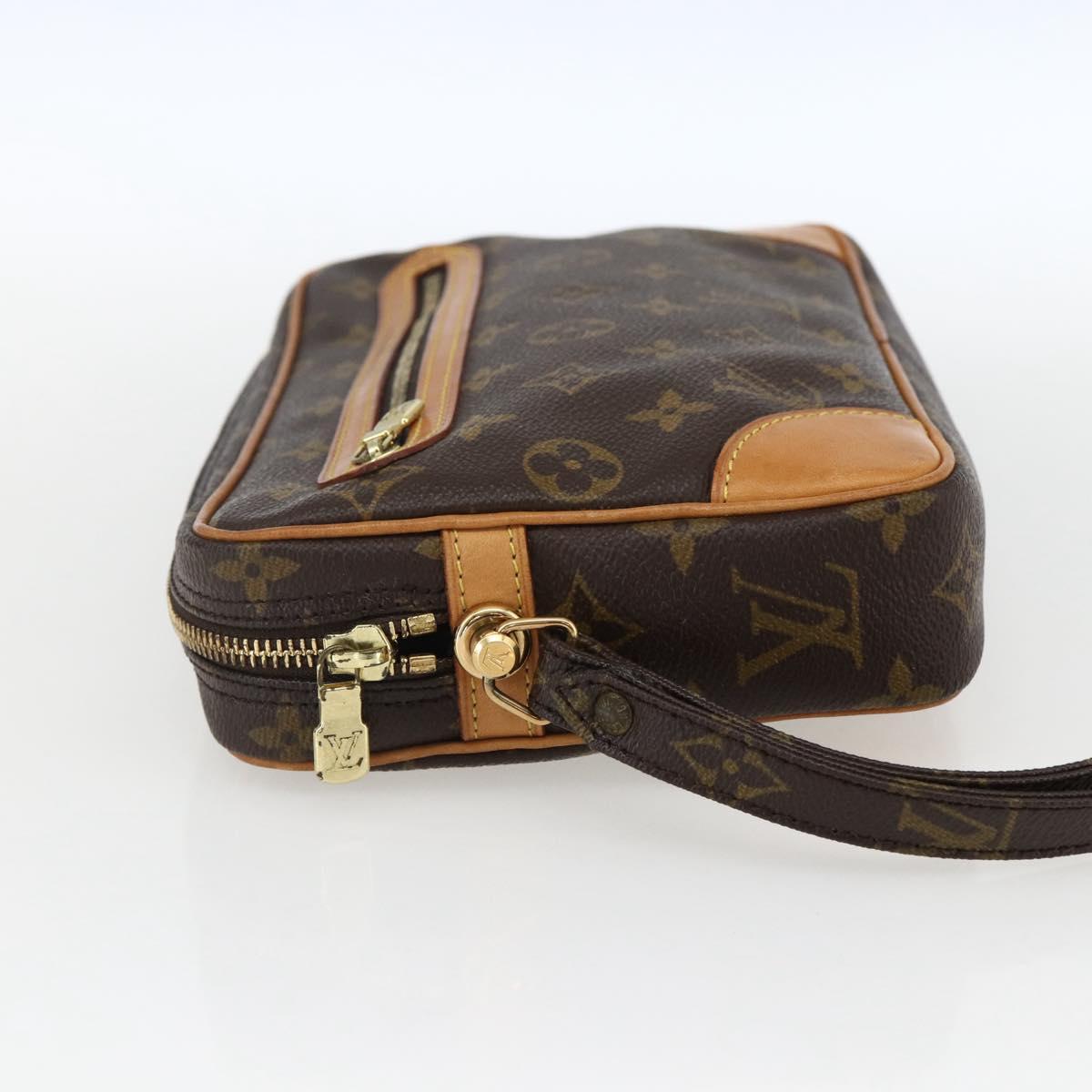 LOUIS VUITTON Monogram Marly Dragonne GM Clutch Bag M51825 LV Auth 169541