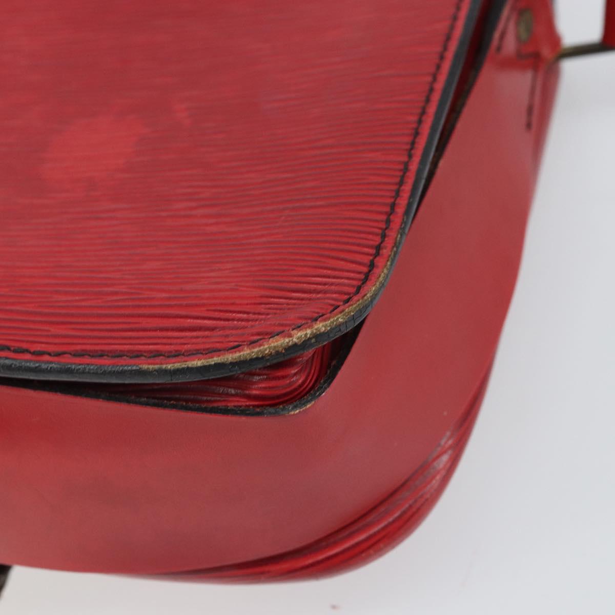 LOUIS VUITTON Epi Cartesier MM Shoulder Bag Red M52247 LV Auth 169548