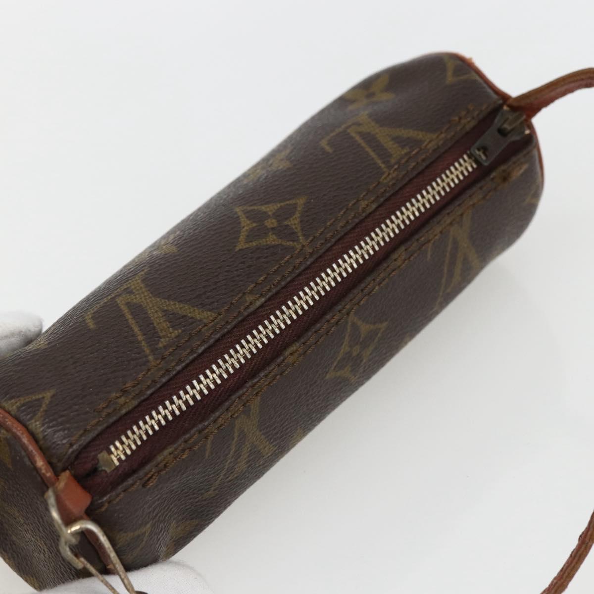 LOUIS VUITTON Monogram Papillon Pouch LV Auth 169550