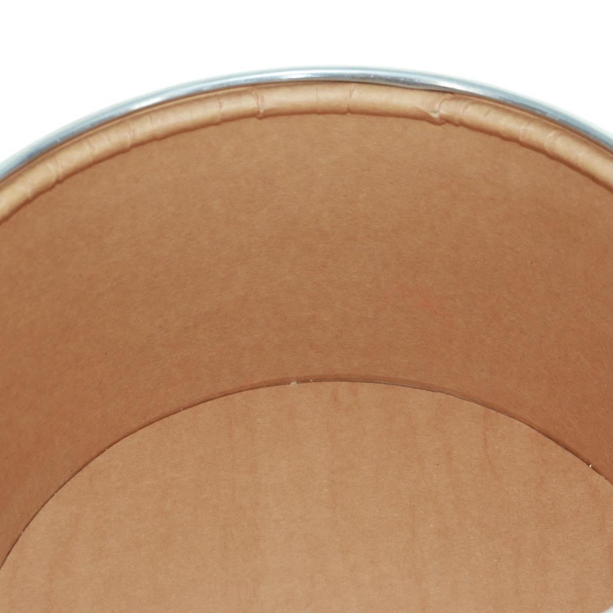HERMES Saddle Box Accessory Case metal Orange Auth 169557V