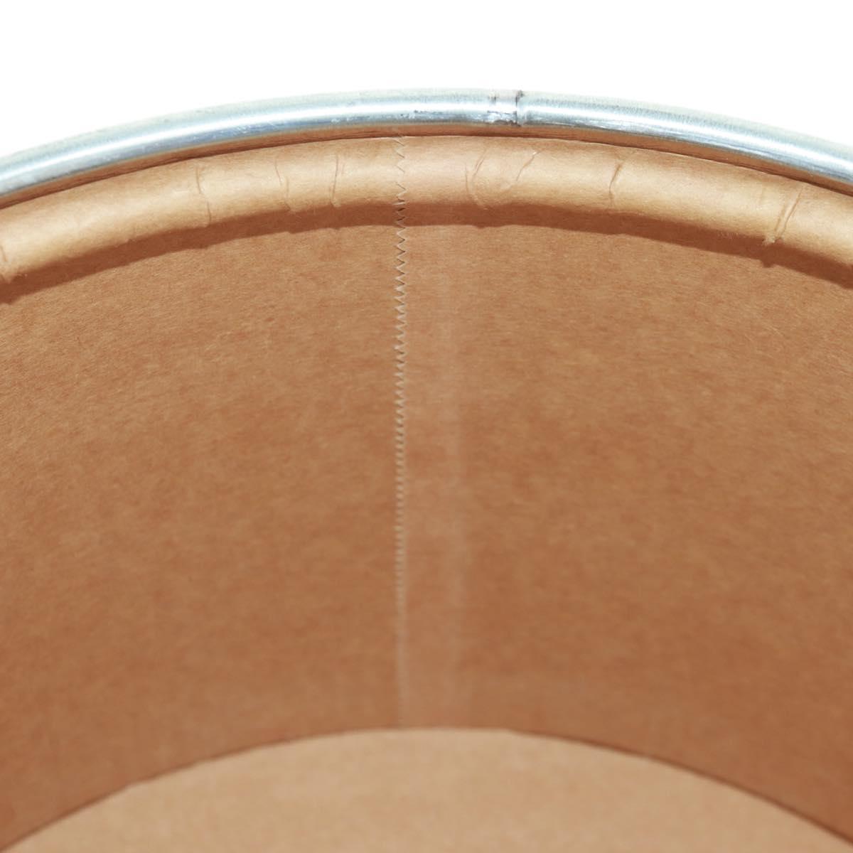 HERMES Saddle Box Accessory Case metal Orange Auth 169557V