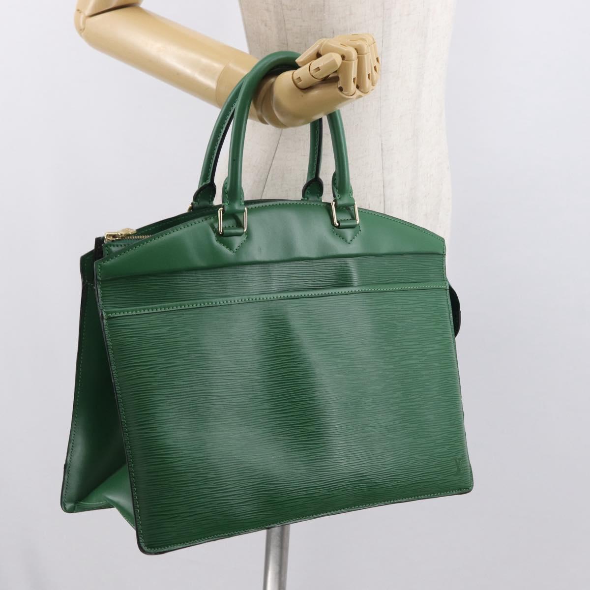 LOUIS VUITTON Epi Riviera Hand Bag Green M48184 LV Auth 169562