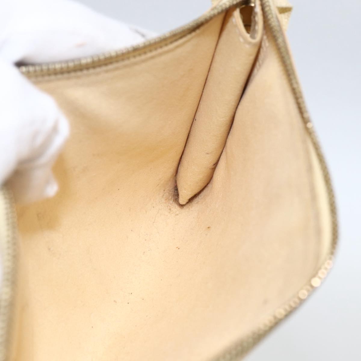 LOUIS VUITTON Epi Pochette Accessoires Pouch Vanilla M5294A LV Auth 169565A