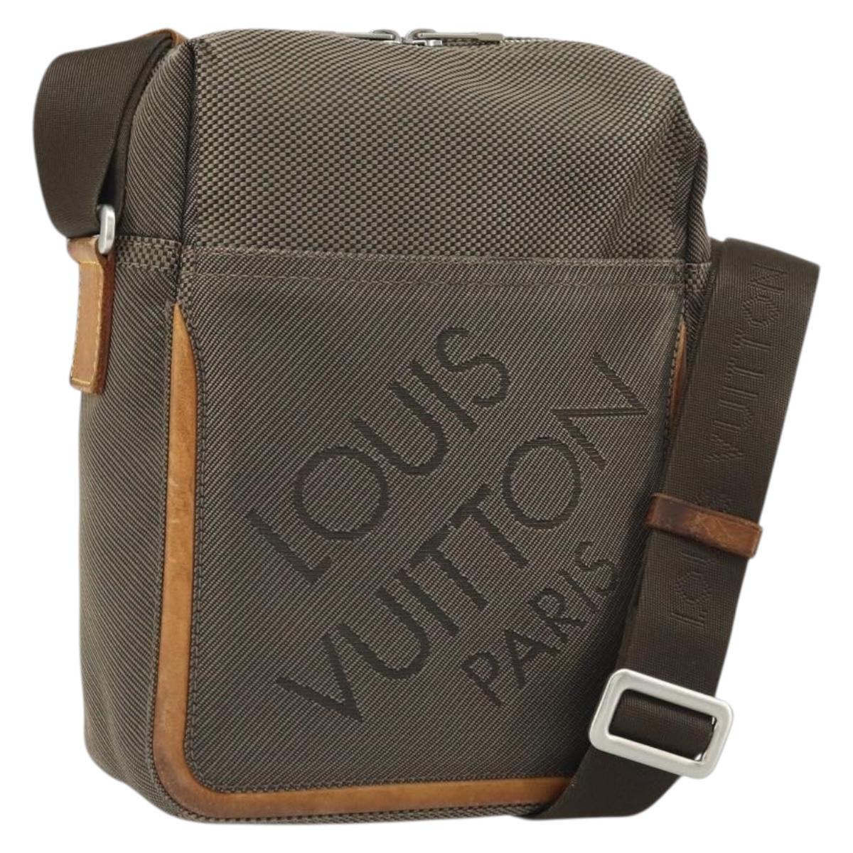 LOUIS VUITTON Damier Geant Sitadan MM Shoulder Bag Brown M93040 LV Auth 169574