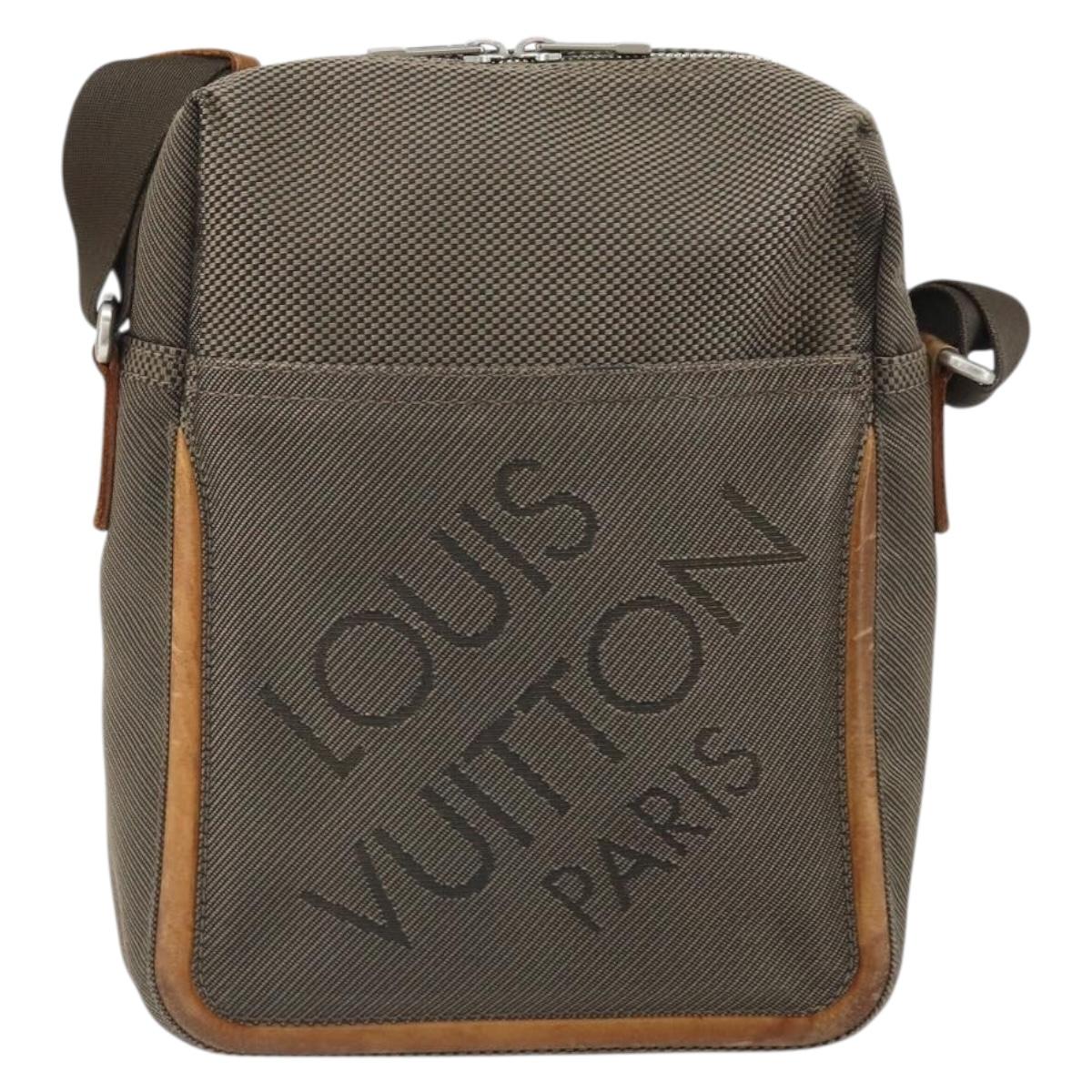 LOUIS VUITTON Damier Geant Sitadan MM Shoulder Bag Brown M93040 LV Auth 169574