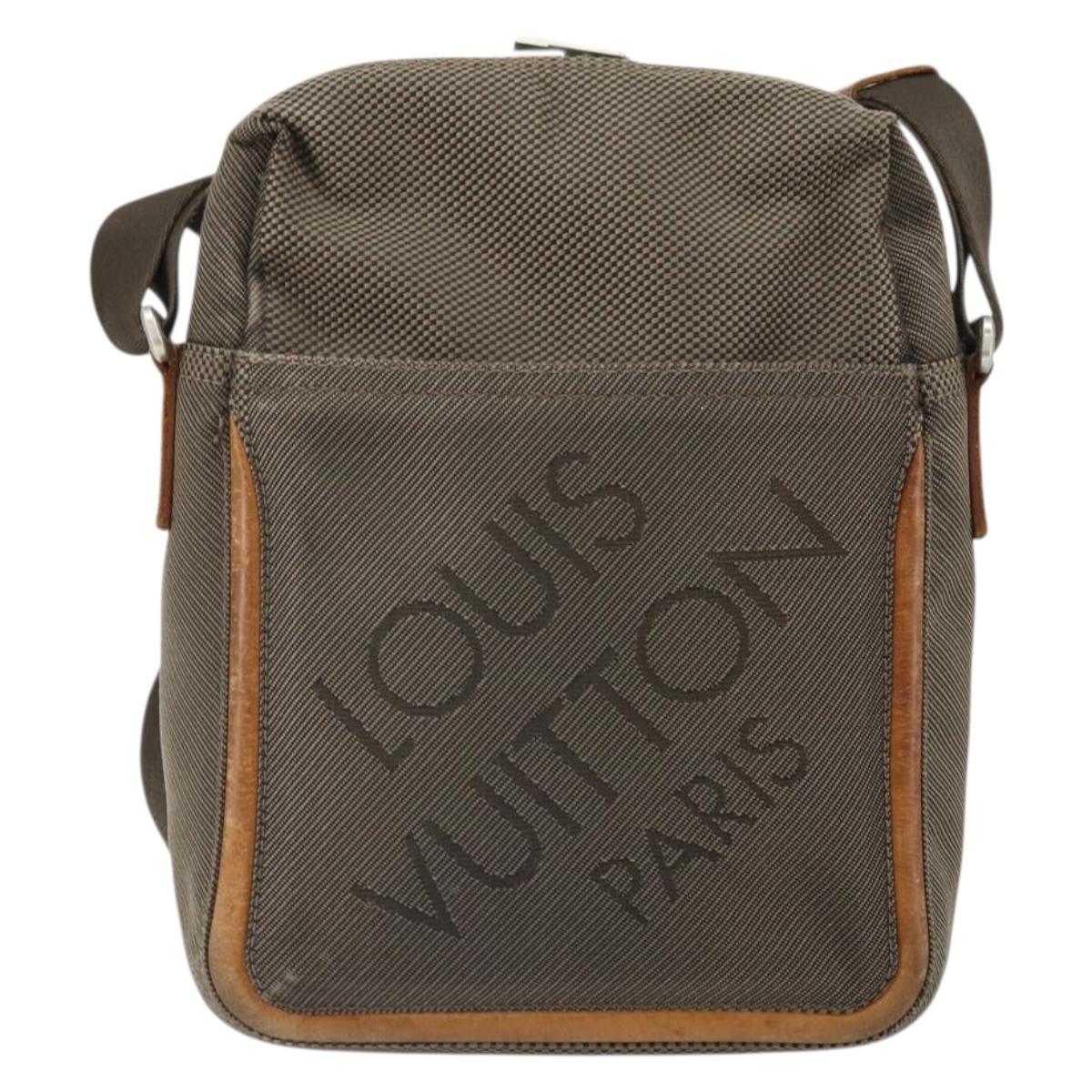 LOUIS VUITTON Damier Geant Sitadan MM Shoulder Bag Brown M93040 LV Auth 169574