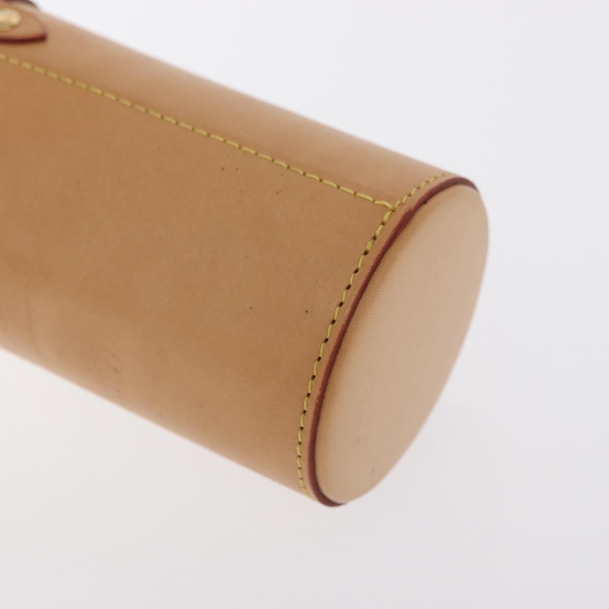 LOUIS VUITTON Nomad Travel Case Beige LV Auth 169583V