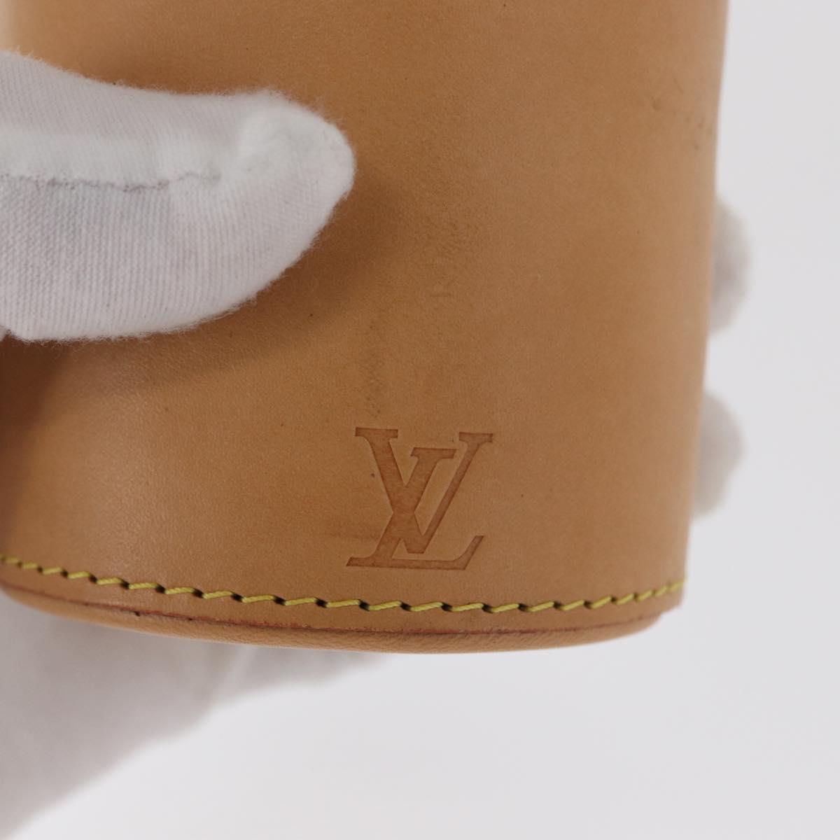 LOUIS VUITTON Nomad Travel Case Beige LV Auth 169583V