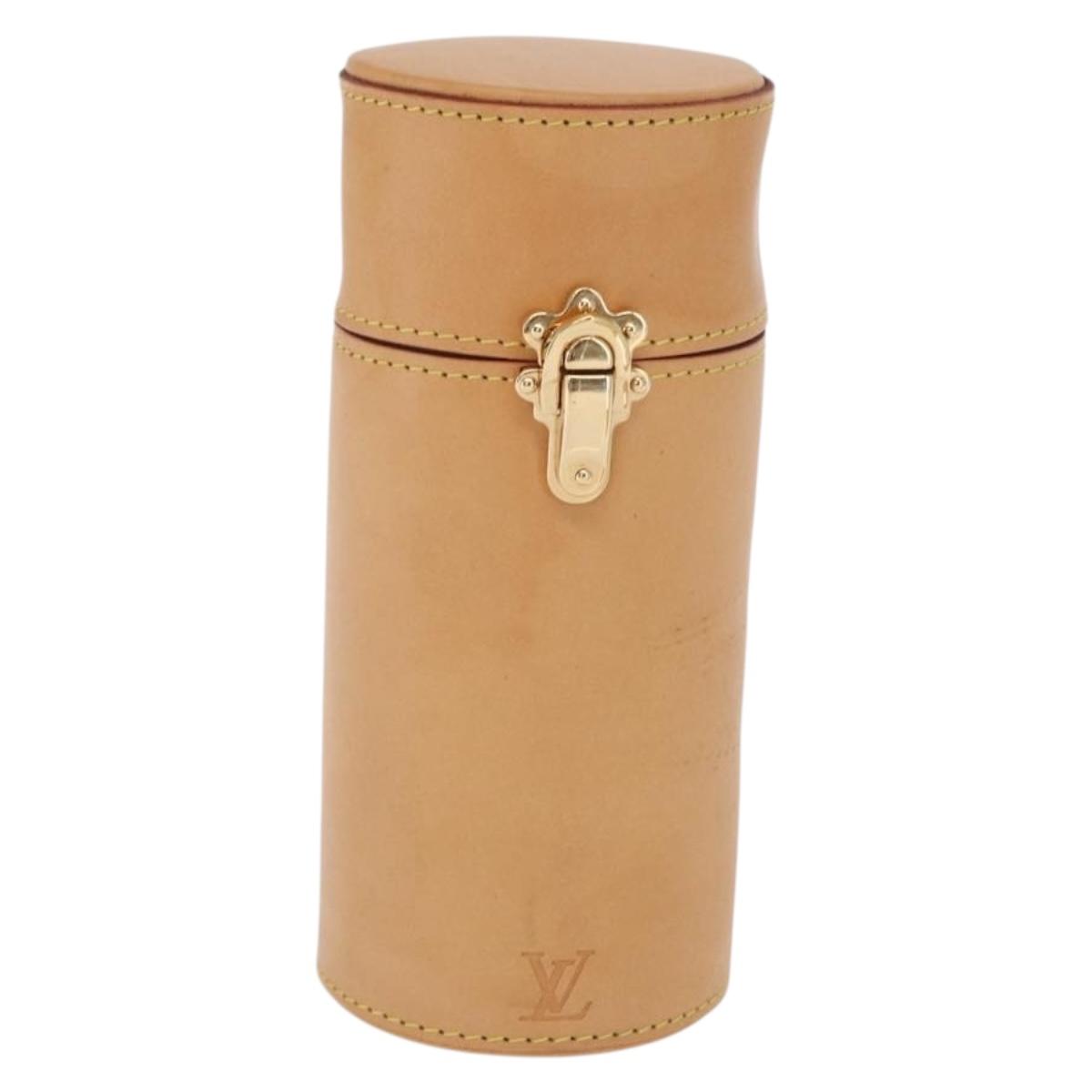 LOUIS VUITTON Nomad Travel Case Beige LV Auth 169583V