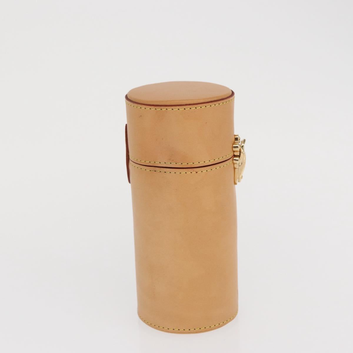 LOUIS VUITTON Nomad Travel Case Beige LV Auth 169583V