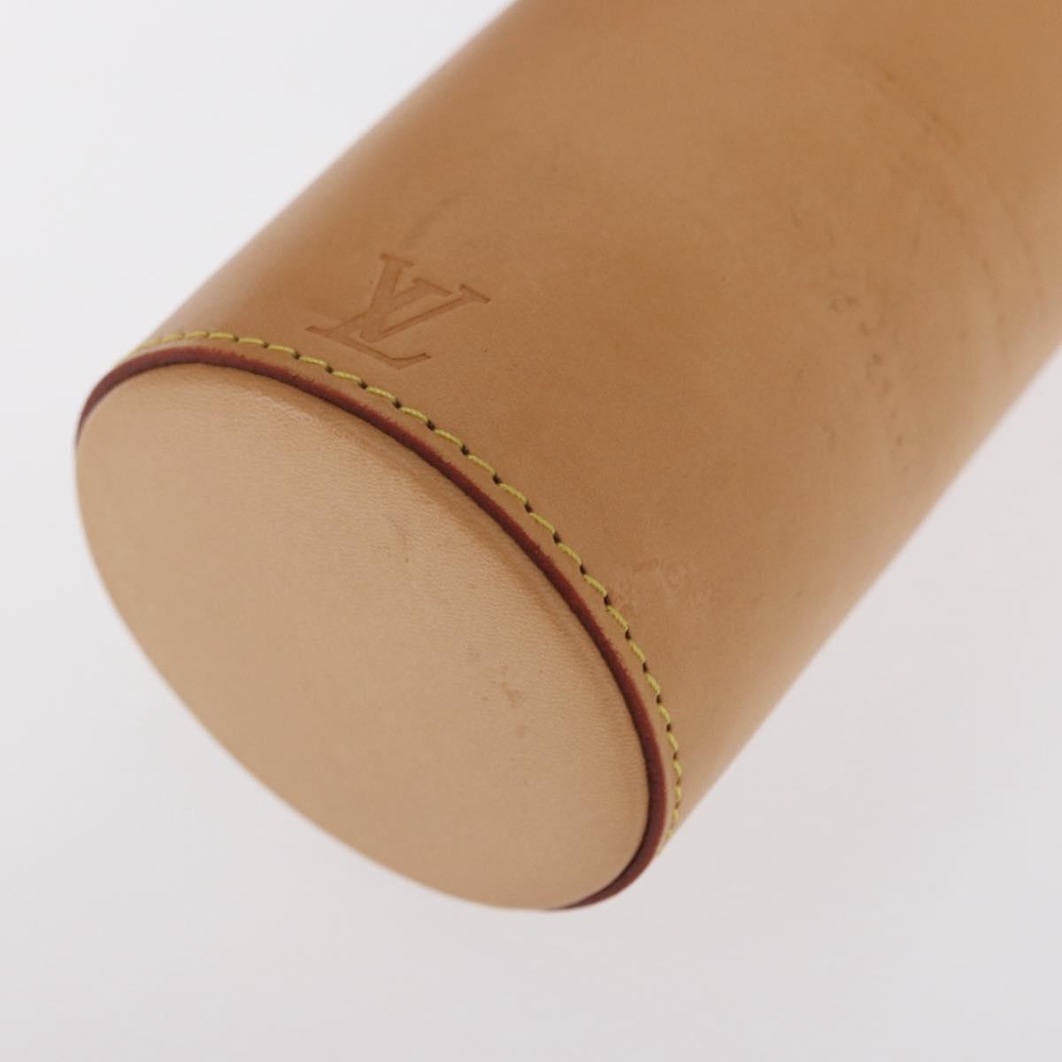 LOUIS VUITTON Nomad Travel Case Beige LV Auth 169583V