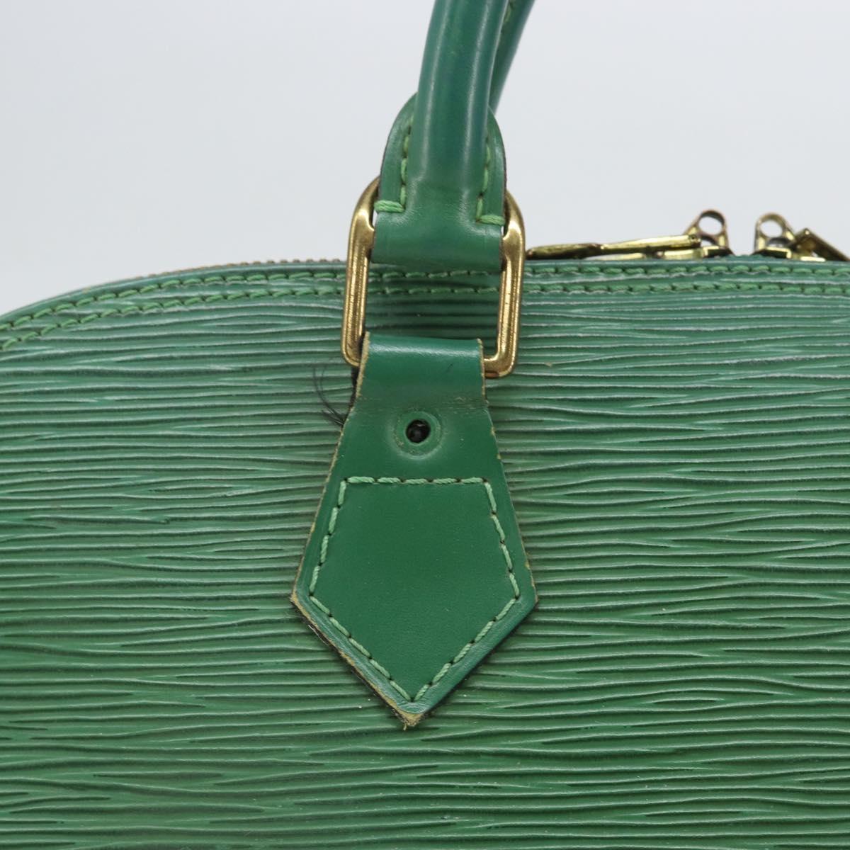 LOUIS VUITTON Epi Alma Hand Bag Borneo Green M52144 LV Auth 169584