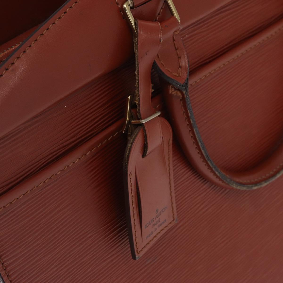 LOUIS VUITTON Epi Riviera Hand Bag Brown M48183 LV Auth 169585