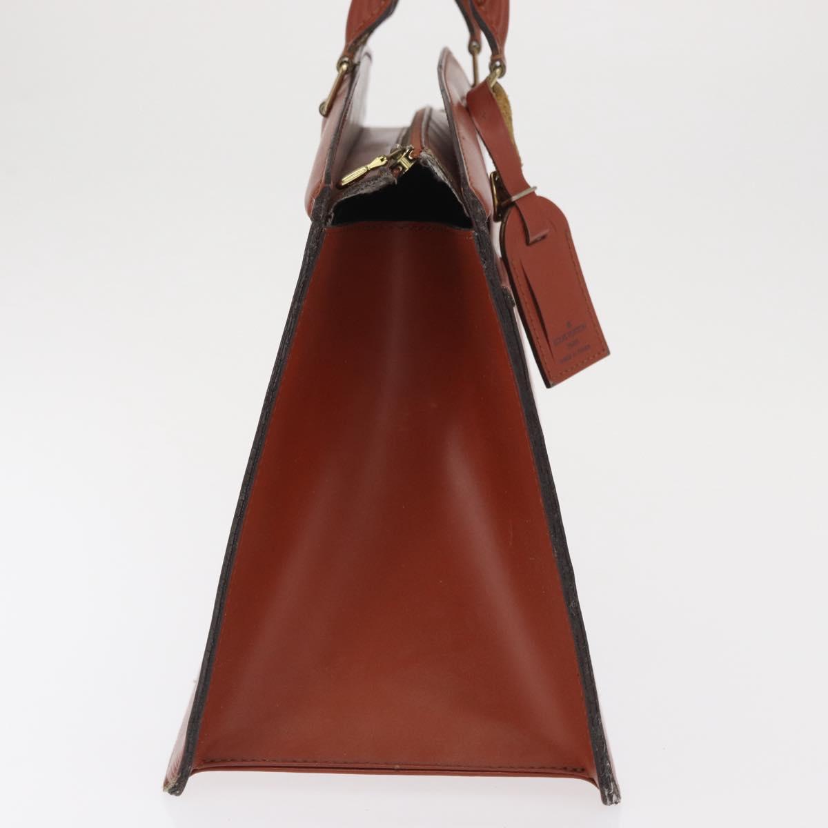LOUIS VUITTON Epi Riviera Hand Bag Brown M48183 LV Auth 169585