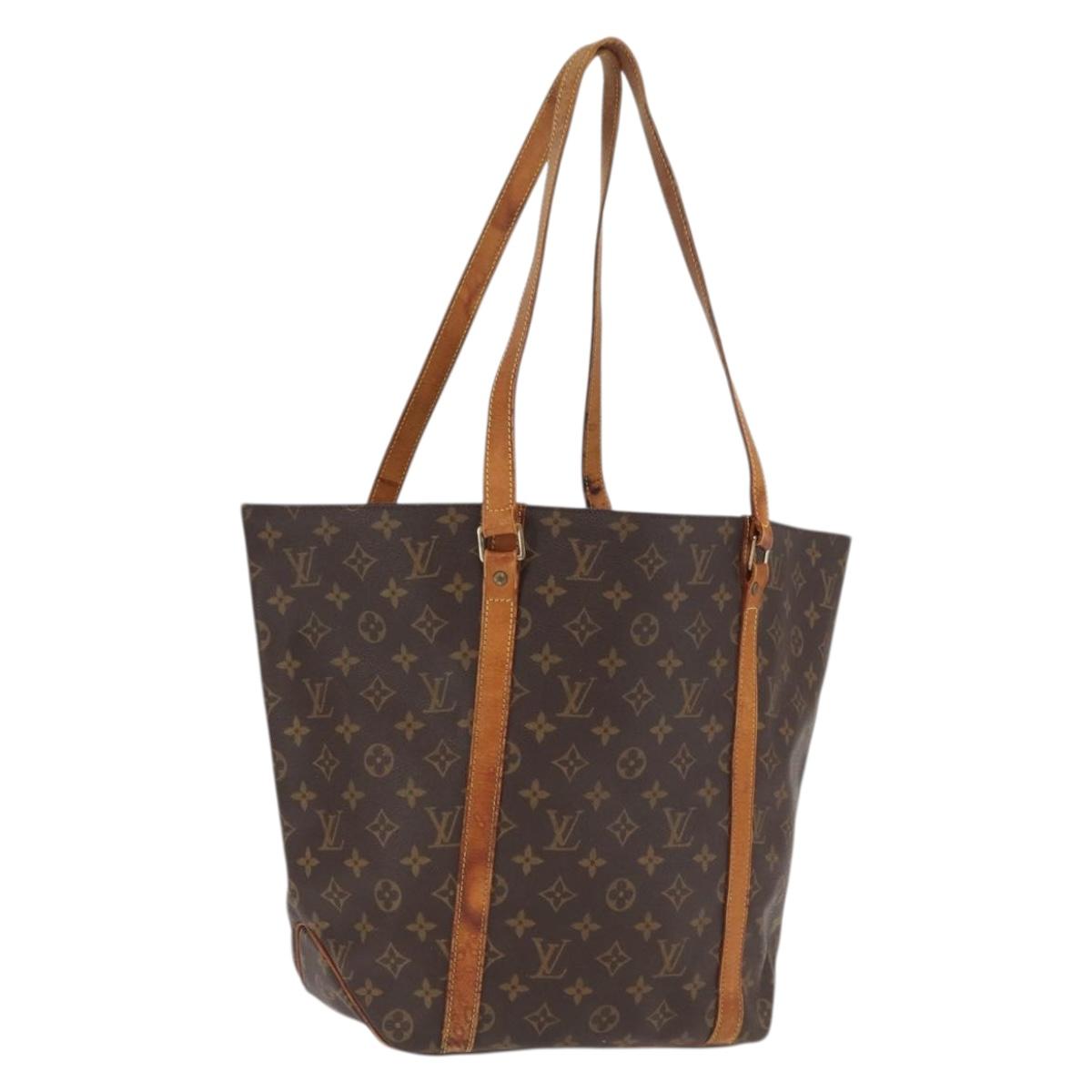 LOUIS VUITTON Monogram Sac Shopping Tote Bag M51108 LV Auth 169590
