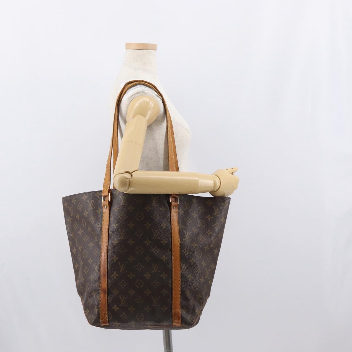 LOUIS VUITTON Monogram Sac Shopping Tote Bag M51108 LV Auth 169590