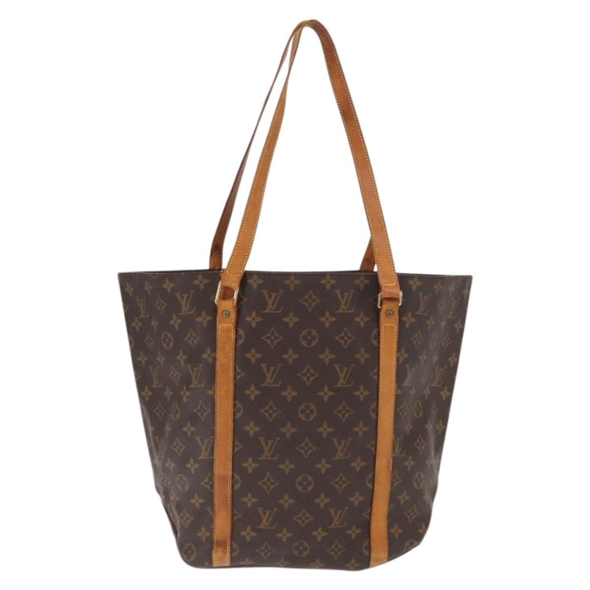 LOUIS VUITTON Monogram Sac Shopping Tote Bag M51108 LV Auth 169590
