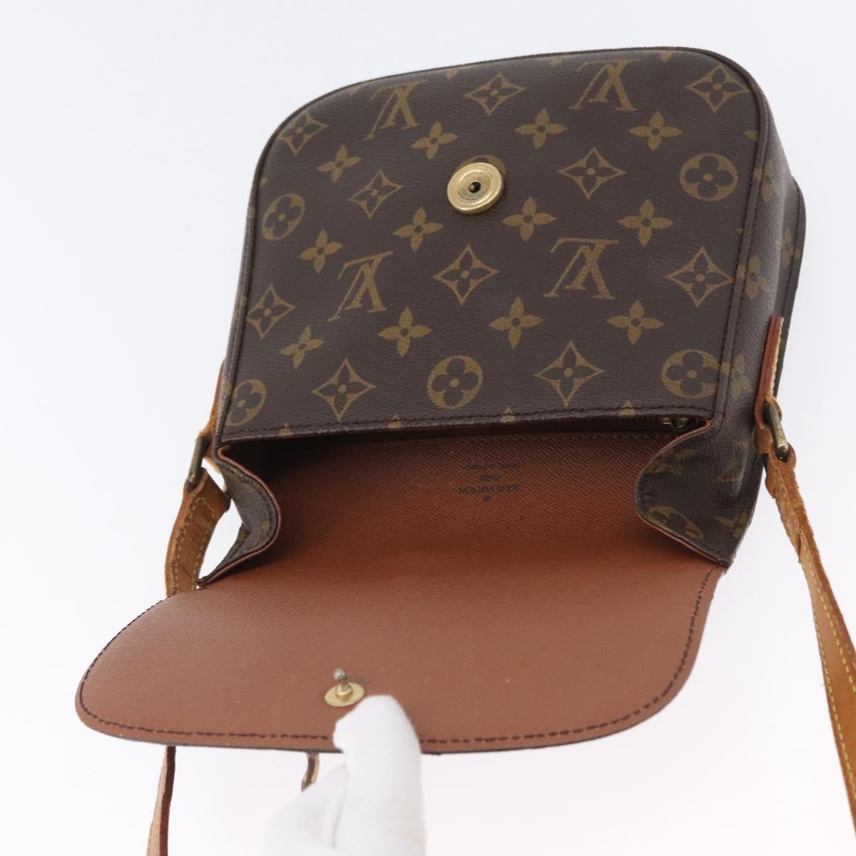 LOUIS VUITTON Monogram Saint Cloud MM Shoulder Bag M51243 LV Auth 169592