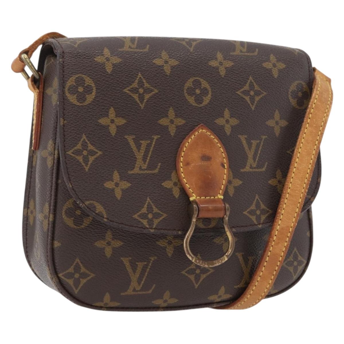 LOUIS VUITTON Monogram Saint Cloud MM Shoulder Bag M51243 LV Auth 169592
