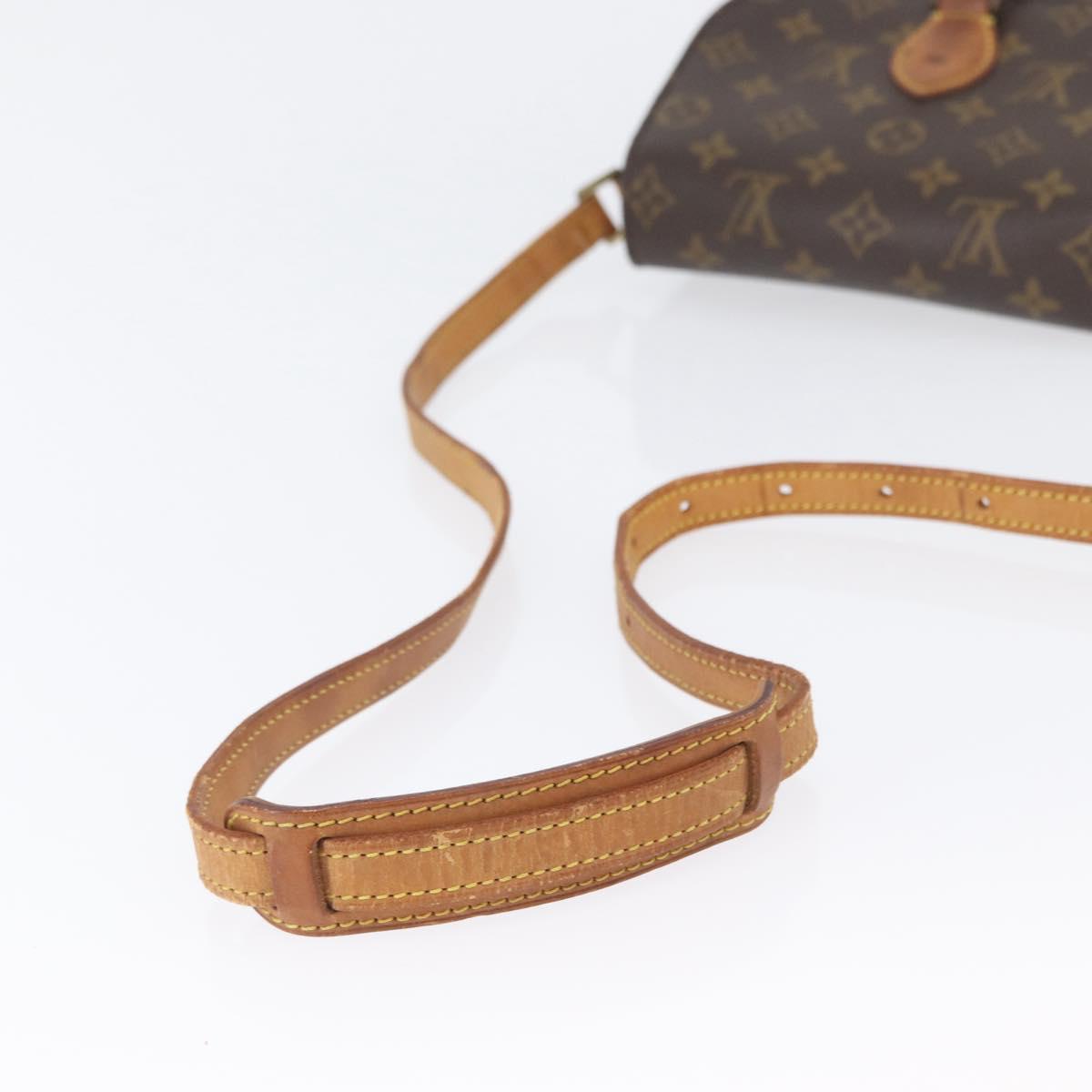 LOUIS VUITTON Monogram Saint Cloud MM Shoulder Bag M51243 LV Auth 169592