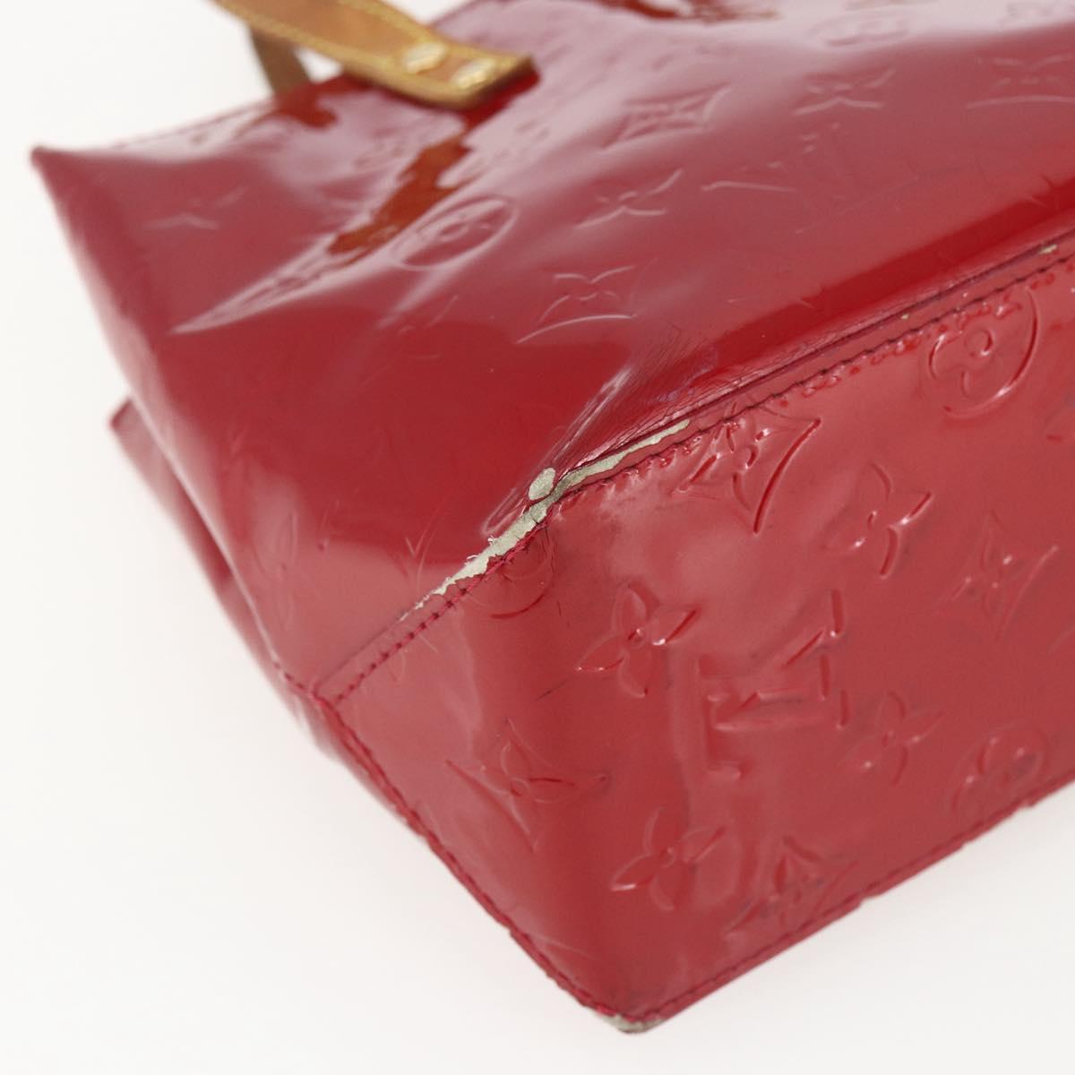 LOUIS VUITTON Monogram Vernis Reade PM Bag Pomme D'amour M91990 LV Auth 169598