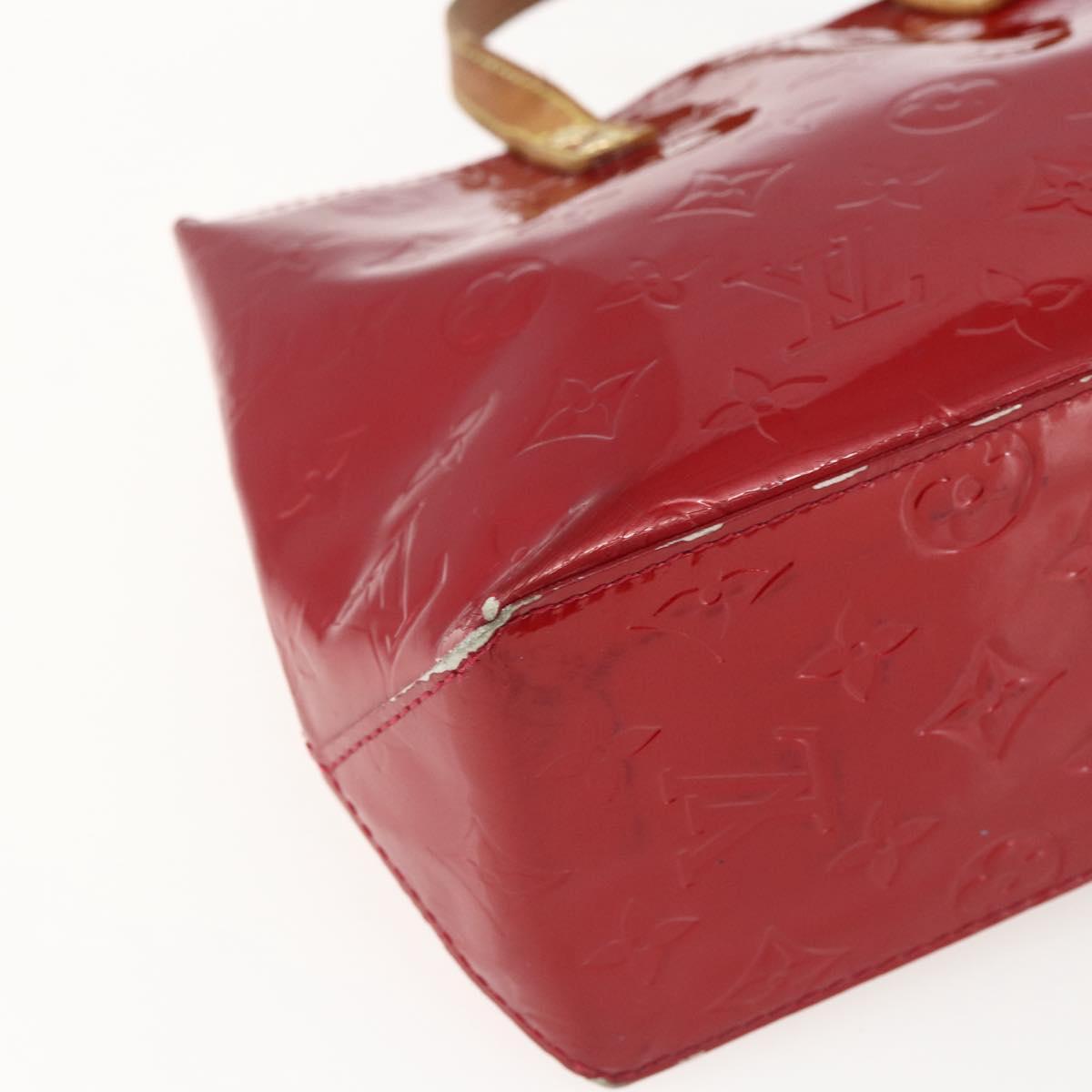 LOUIS VUITTON Monogram Vernis Reade PM Bag Pomme D'amour M91990 LV Auth 169598