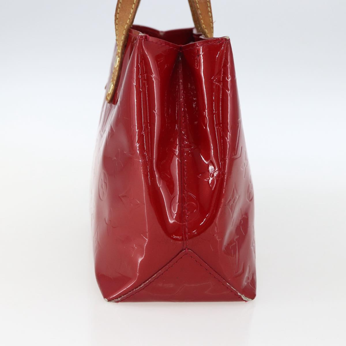 LOUIS VUITTON Monogram Vernis Reade PM Bag Pomme D'amour M91990 LV Auth 169598