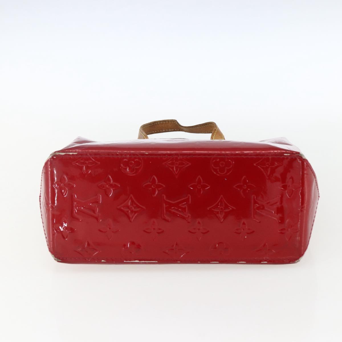 LOUIS VUITTON Monogram Vernis Reade PM Bag Pomme D'amour M91990 LV Auth 169598