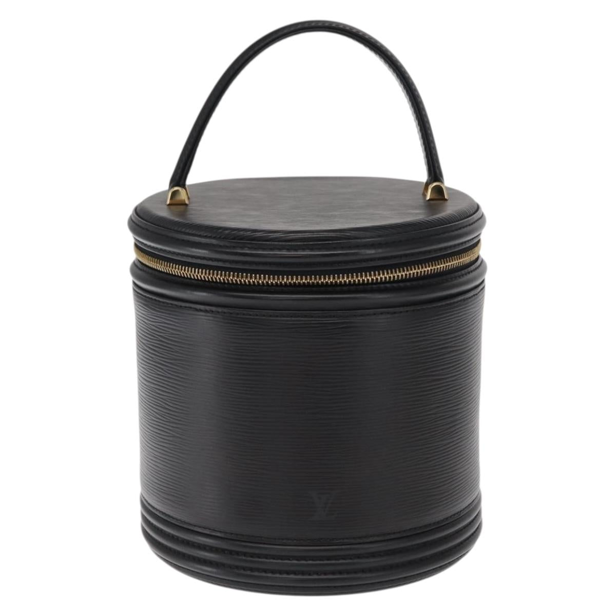 LOUIS VUITTON Epi Cannes Hand Bag Black M48032 LV Auth 169600