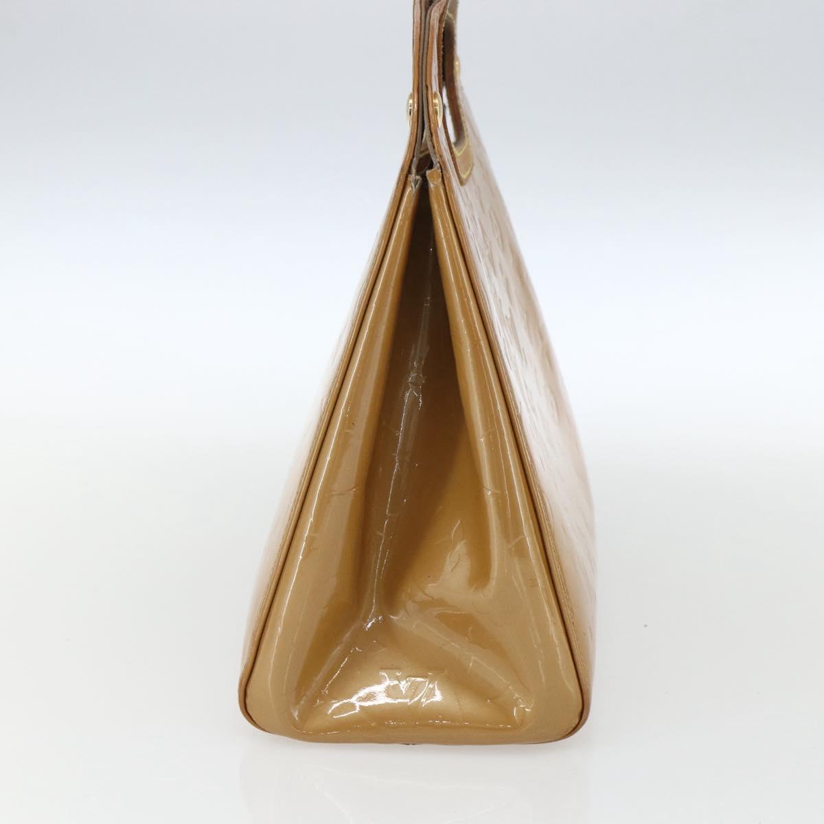 LOUIS VUITTON Monogram Vernis Maple Drive Bag Noisette M91376 LV Auth 169608