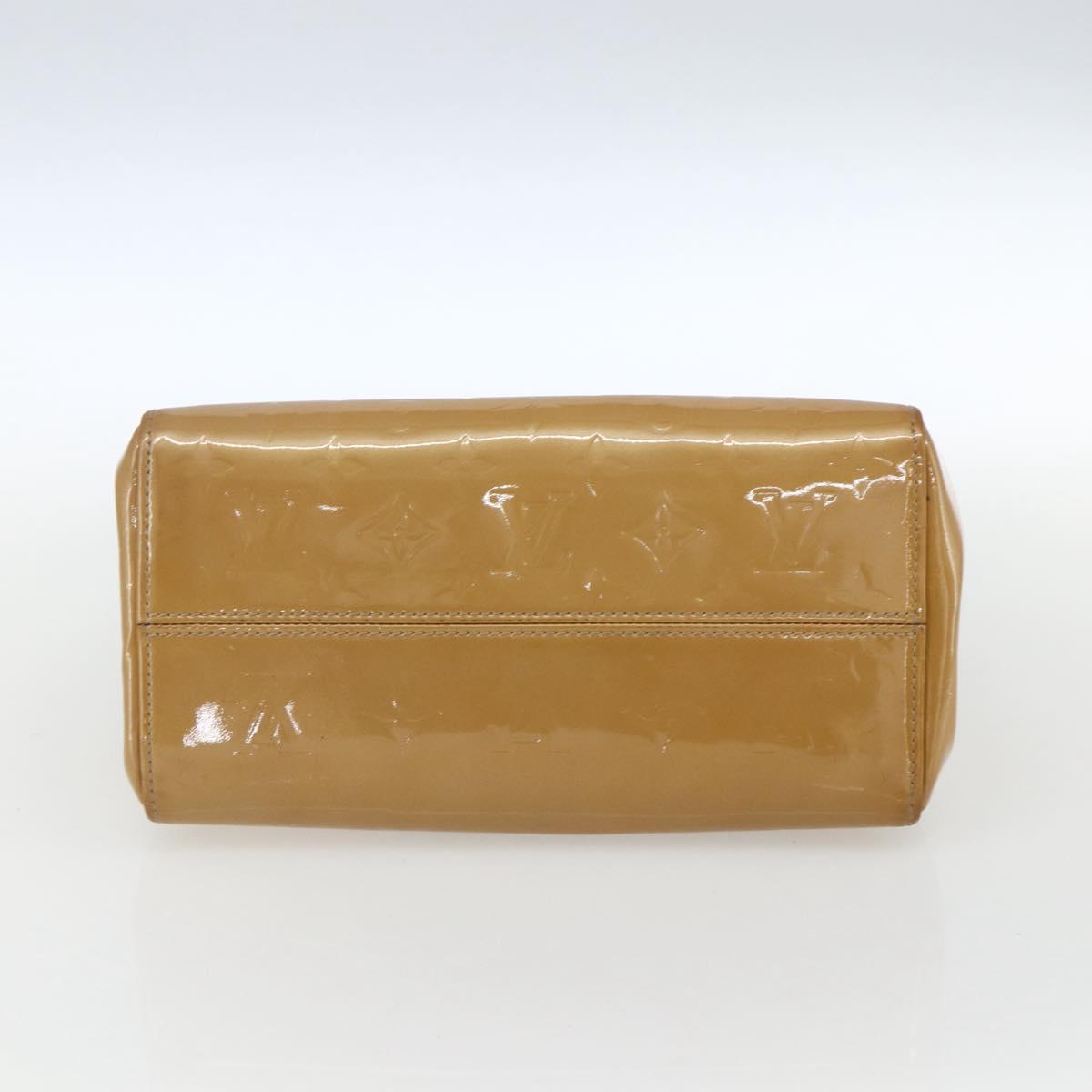 LOUIS VUITTON Monogram Vernis Maple Drive Bag Noisette M91376 LV Auth 169608