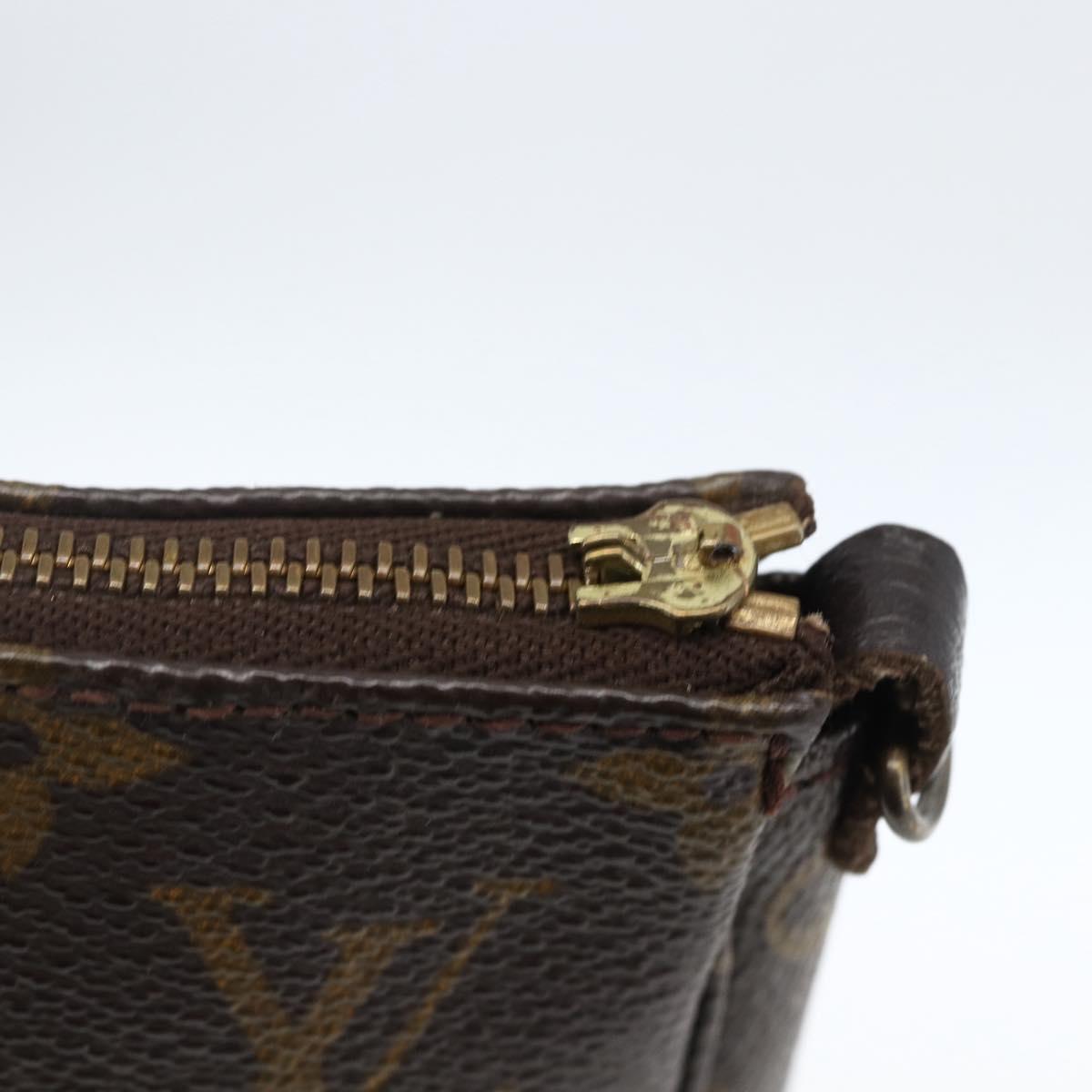 LOUIS VUITTON Monogram Pochette Accessoires Pouch M51980 LV Auth 169611