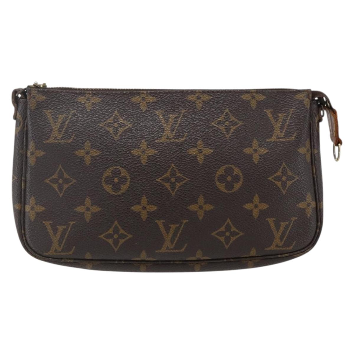 LOUIS VUITTON Monogram Pochette Accessoires Pouch M51980 LV Auth 169611