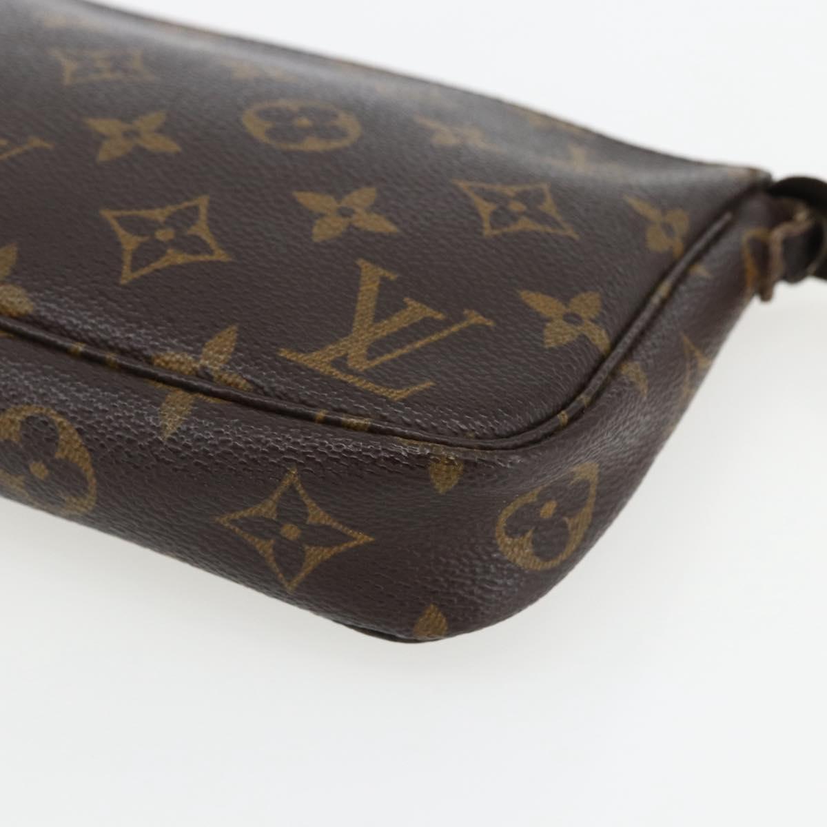 LOUIS VUITTON Monogram Pochette Accessoires Pouch M51980 LV Auth 169611