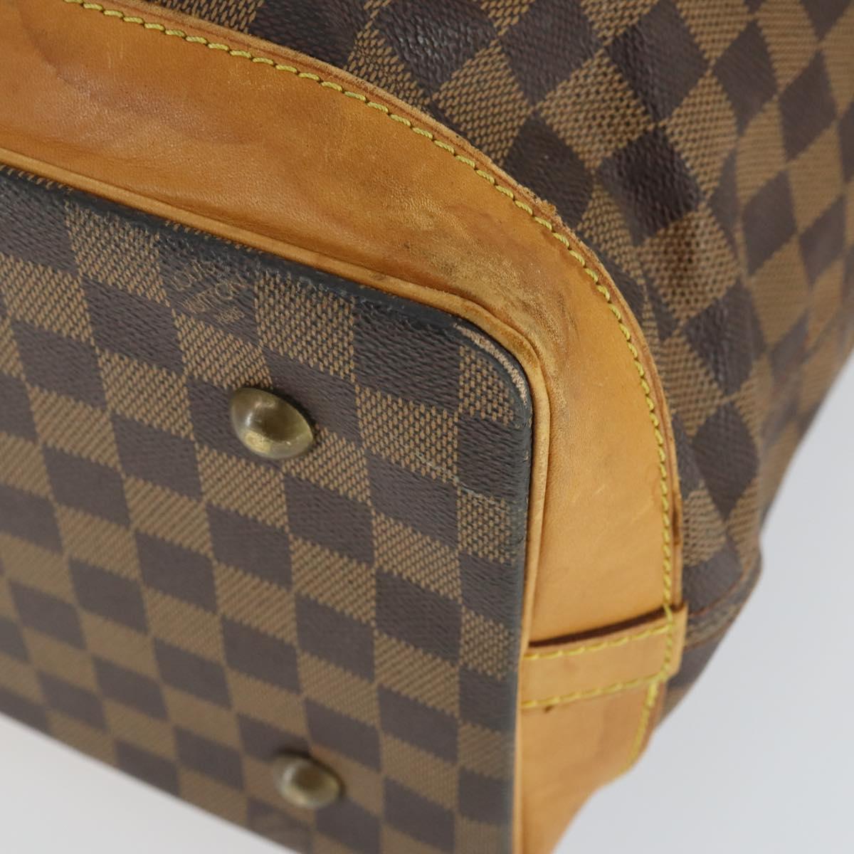 LOUIS VUITTON Damier Ebene Clipper Boston Bag 2way M99039 LV Auth 169619