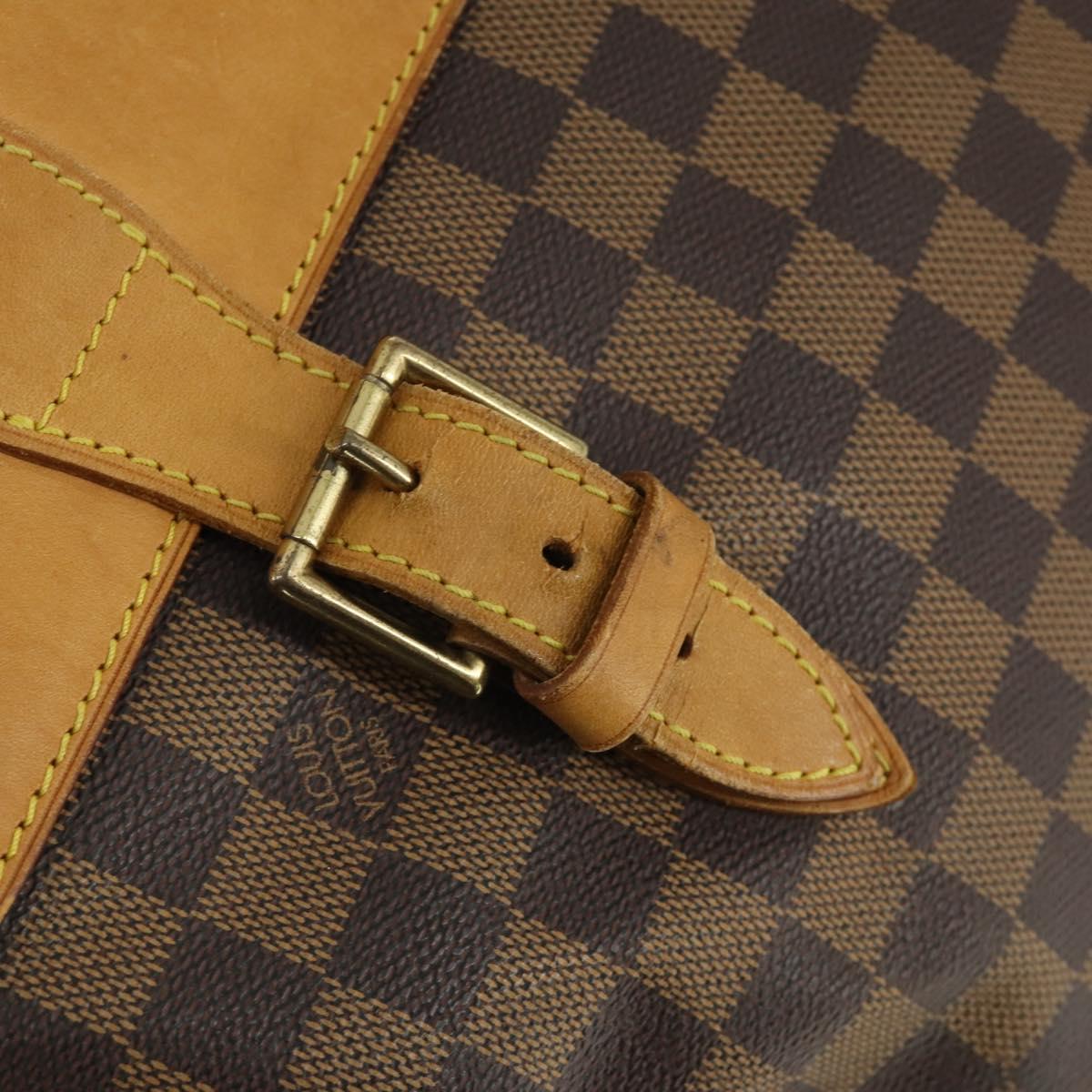 LOUIS VUITTON Damier Ebene Clipper Boston Bag 2way M99039 LV Auth 169619