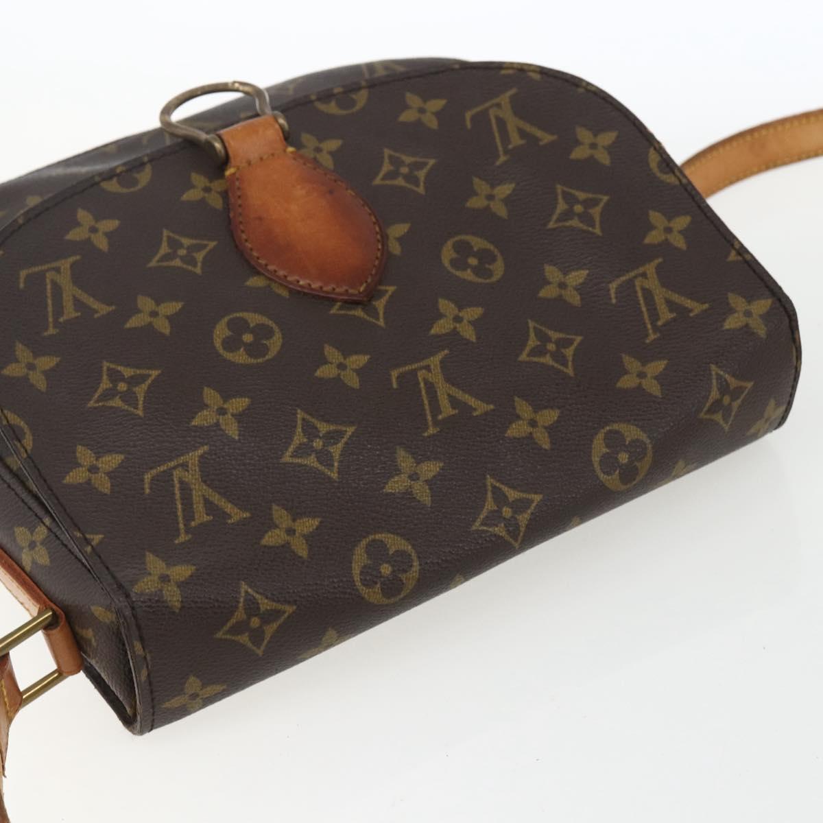 LOUIS VUITTON Monogram Saint Cloud GM Shoulder Bag M51242 LV Auth 169621