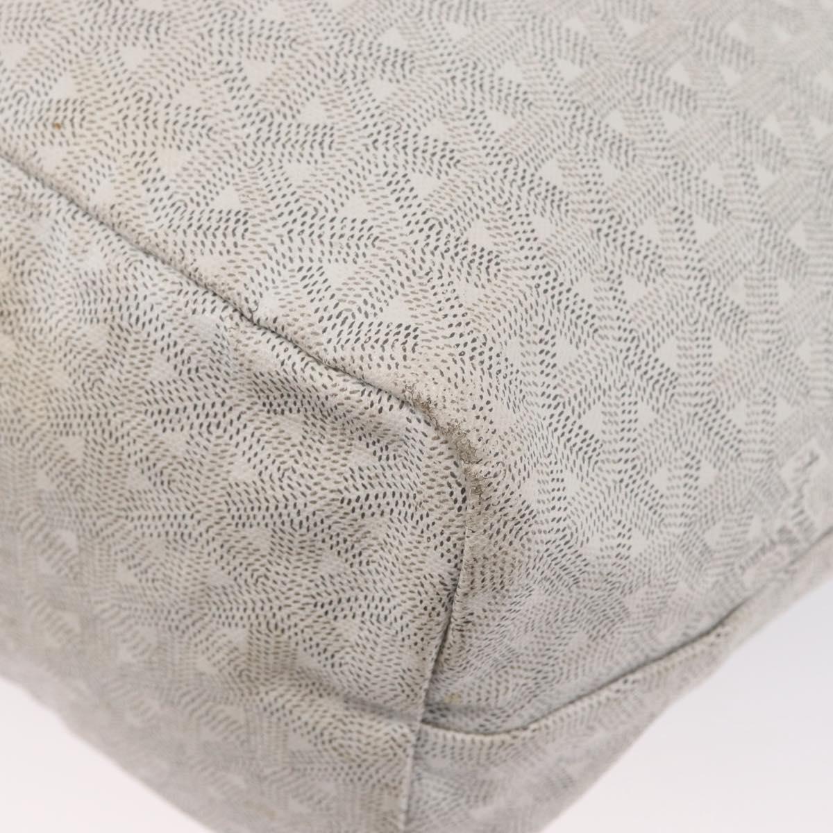 GOYARD Saint Louis PM Tote Bag PVC White Auth 169635