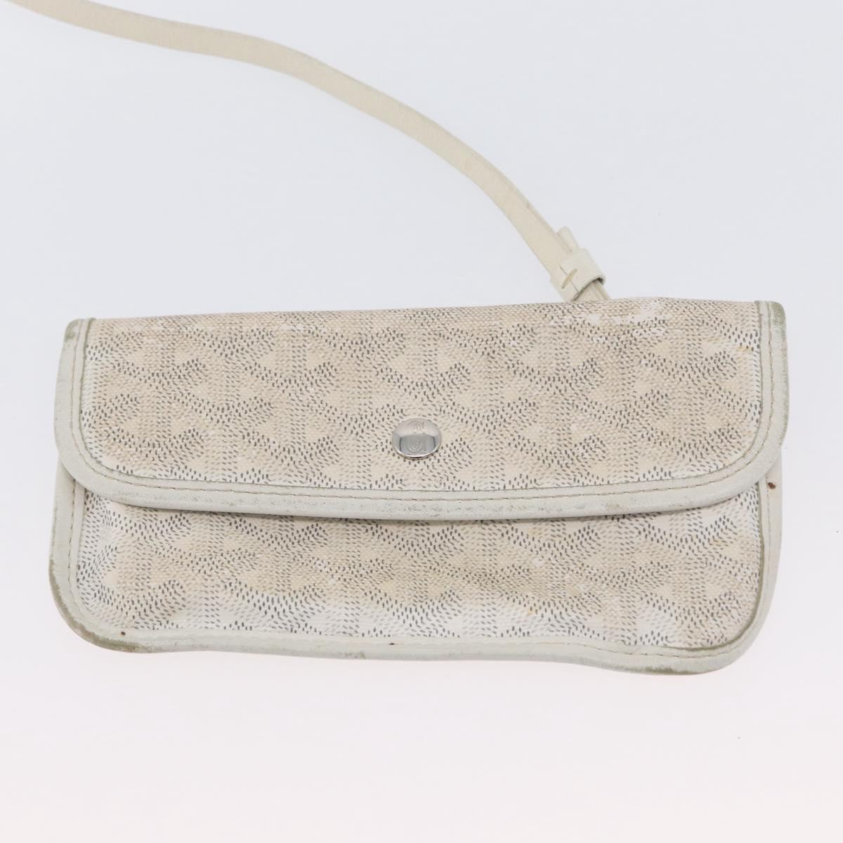 GOYARD Saint Louis PM Tote Bag PVC White Auth 169635