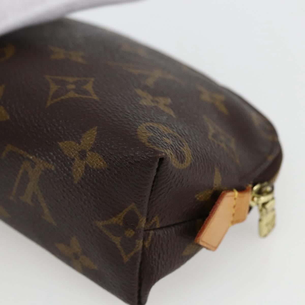LOUIS VUITTON Monogram Pochette Cosmetic PM Pouch M43998 LV Auth 169641