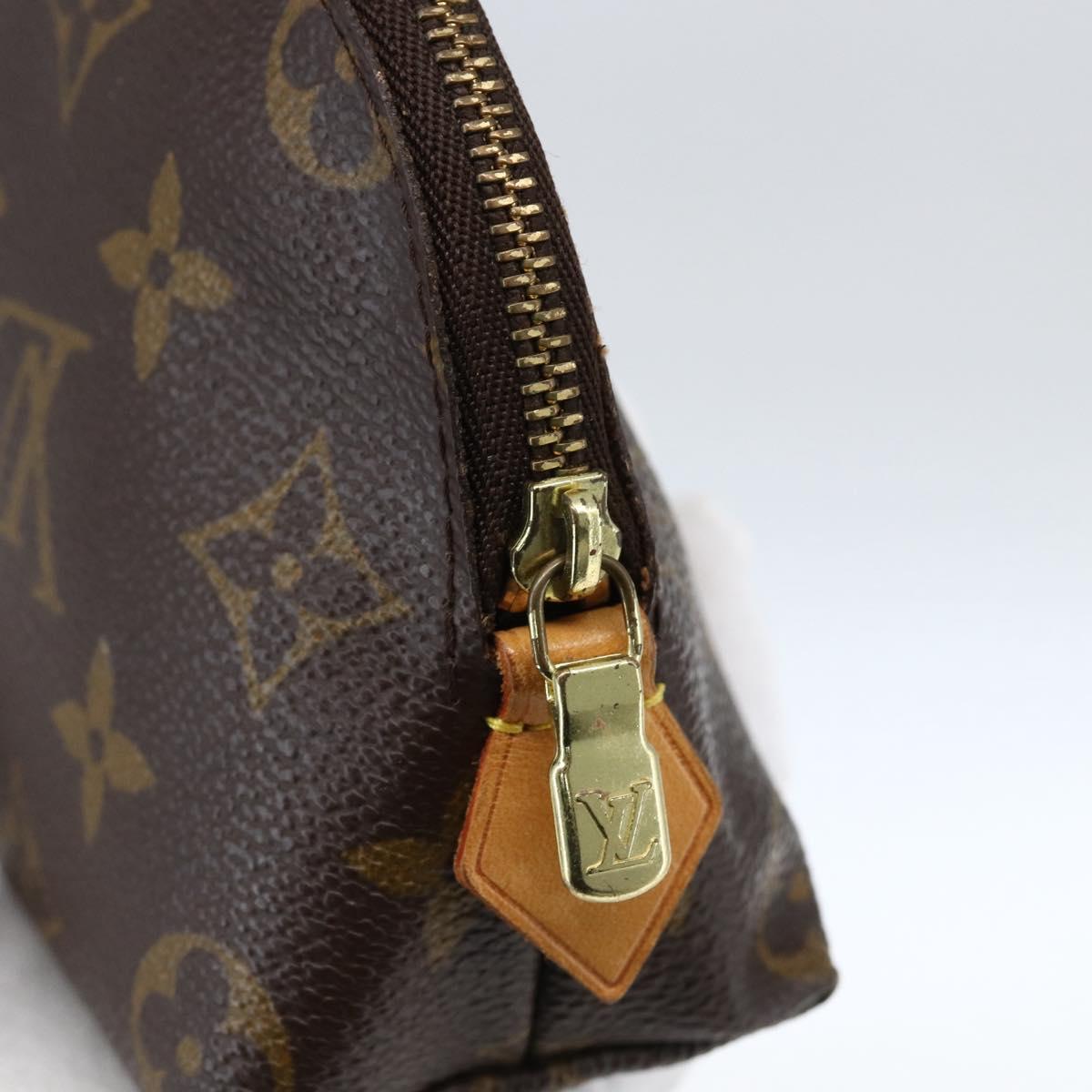 LOUIS VUITTON Monogram Pochette Cosmetic PM Pouch M43998 LV Auth 169641