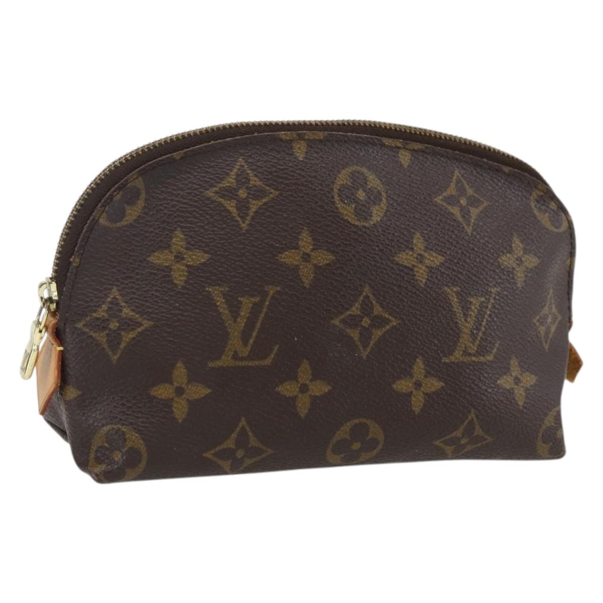 LOUIS VUITTON Monogram Pochette Cosmetic PM Pouch M43998 LV Auth 169641