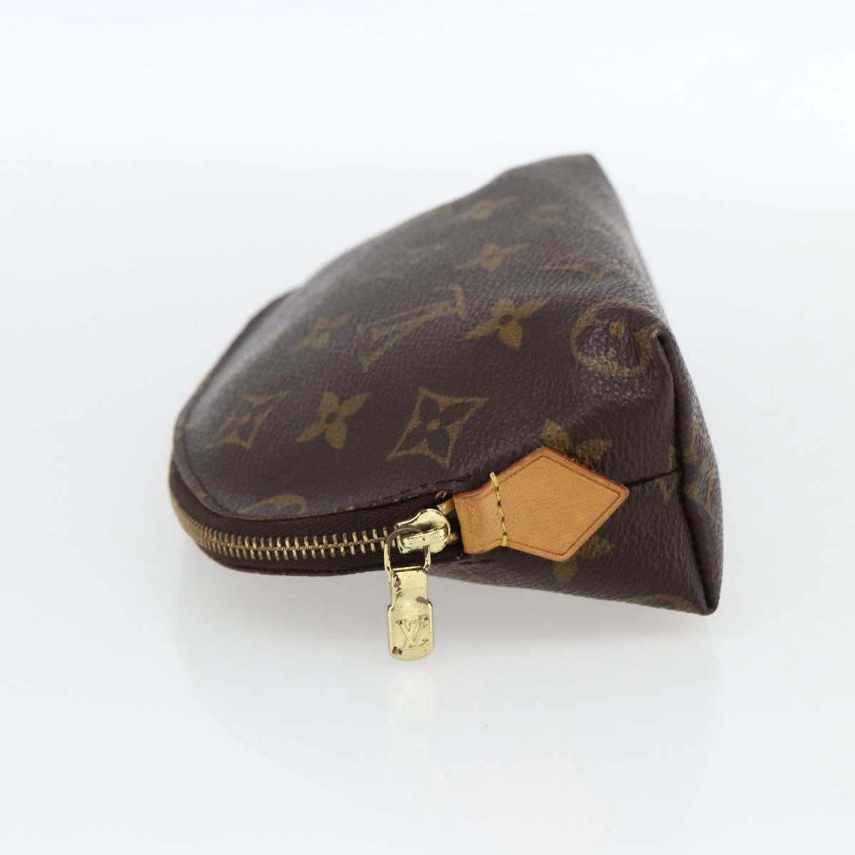 LOUIS VUITTON Monogram Pochette Cosmetic PM Pouch M43998 LV Auth 169641